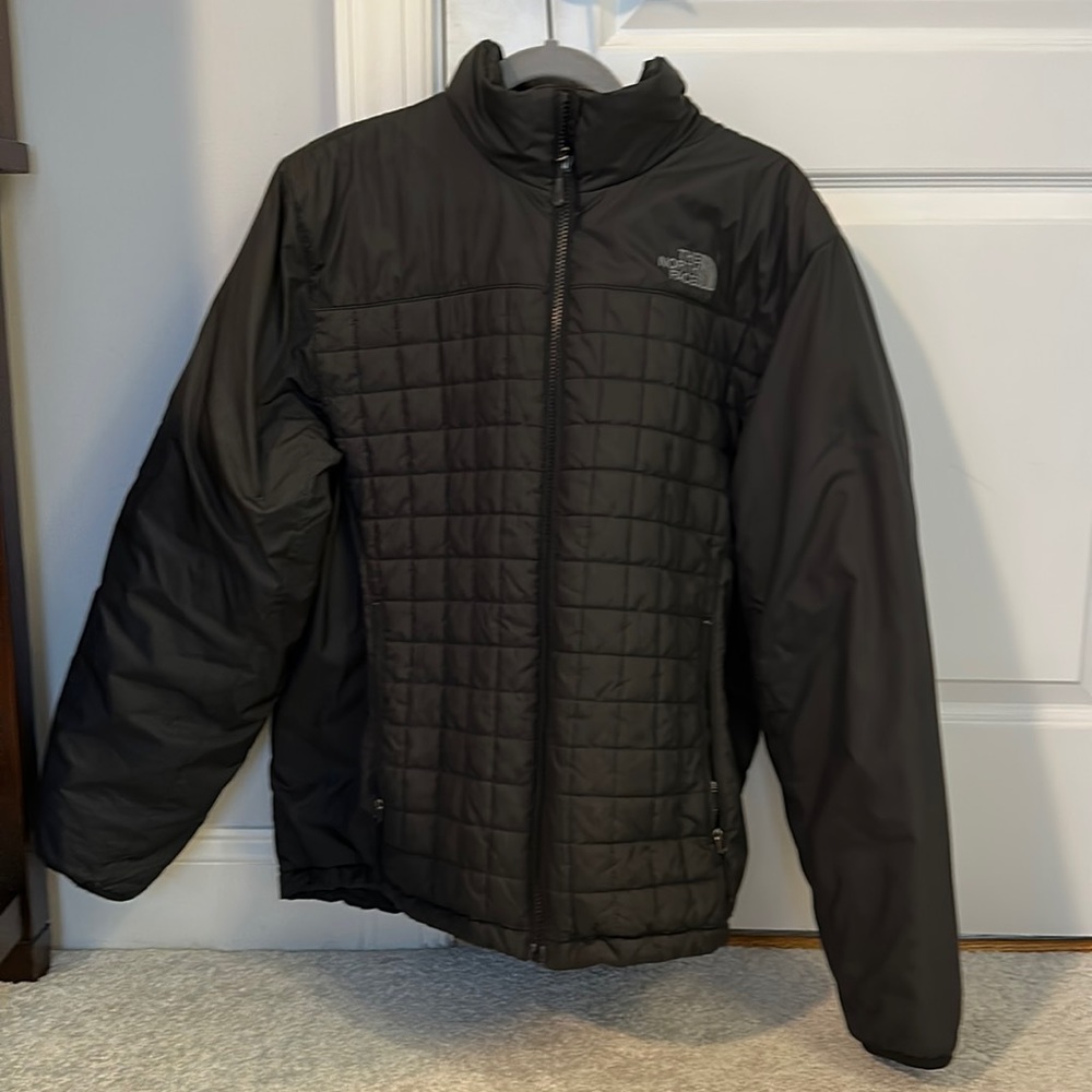 North Face Waffle Down Jacket - Black Winter Jacket